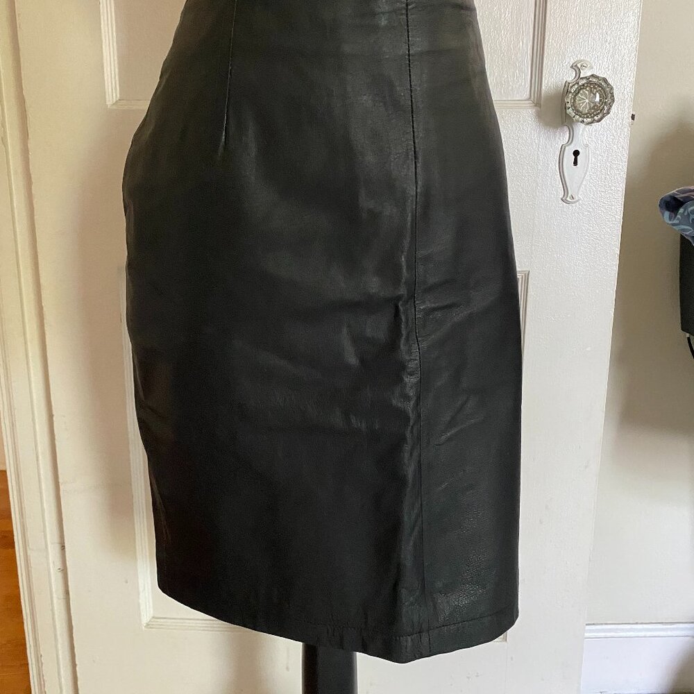Leather skirt